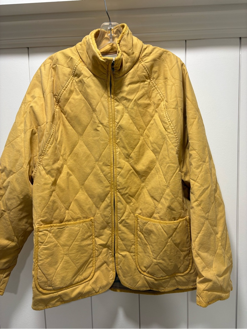 Faherty Sunwashed Quilted Jacket Womens Size L/XL Tuscan Sun Barn Coat NWOT